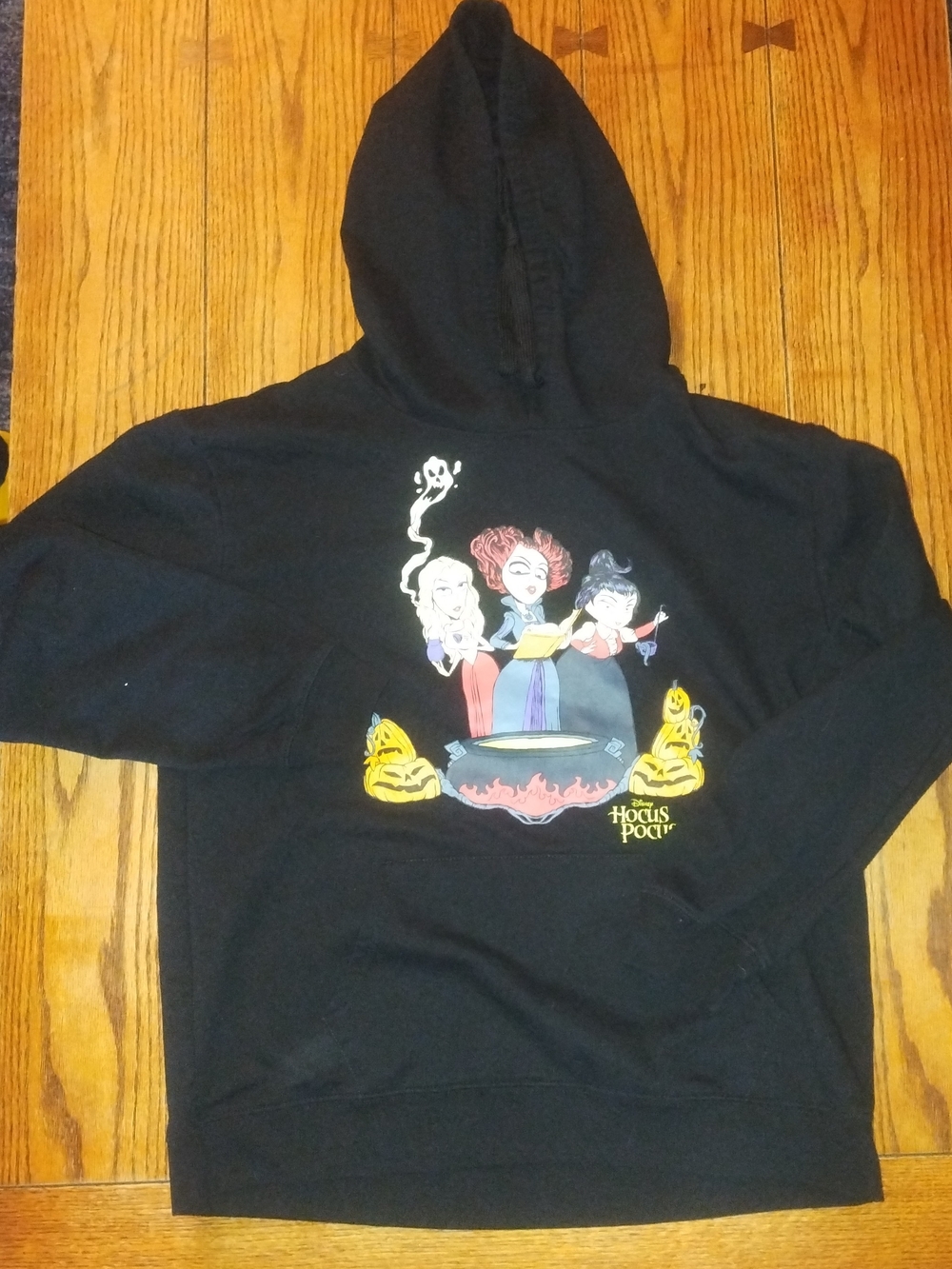 Disney Hocus Pocus Women's Size XL Hoodie with Sanderson Sisters Graphic